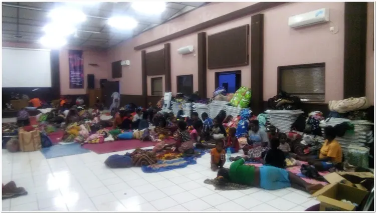 Ruang MPR di jadikan sebagai tempat tidur